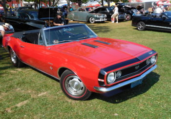 A scene from a past Spring Jefferson Swap Meet & Car Show